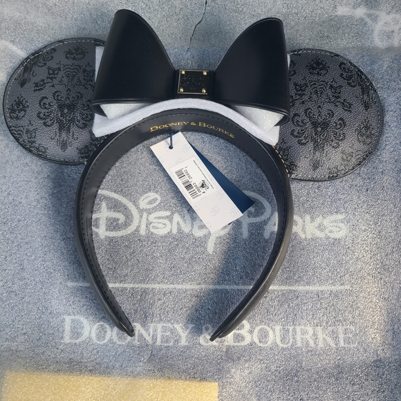 Accessories - Disney Parks The Haunted Mansion Wallpaper Dooney & Bourke Ear Headband Adult,